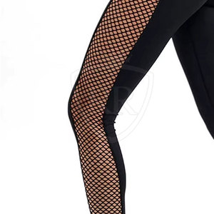 Modern Women <b>Leggings</b> Solid Polyester/Nylon Breathable Quick Dry Stretchable Soft Fabric Construction for Fitness Training Yoga - Product Image 3