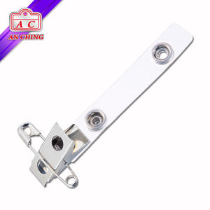 Clips de badge B205, clips de carte d'identité en métal à ressort - Product Image 1