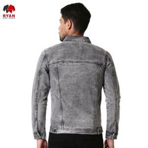 Chaqueta Vaquera Personalizada de Primera Calidad Ryan Pro Gear para Hombre, Cierre de Botones, Acolchada, de Secado Rápido, Corte Regular - Product Image 4