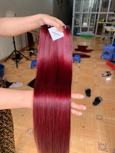 CDYHAIRVN Cabello Humano Virgen Vietnamita No Remy de un Solo Donante, Doble Trama a Máquina, Liso Extremo, Acabado Cristalino, Color y Longitud Personalizables - Product Image 5