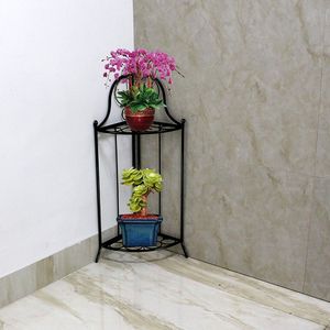 Support de plante décoratif en fer, idéal pour les salons, les balcons, les jardins et les présentoirs de plantes intérieurs élégants - Product Image 4