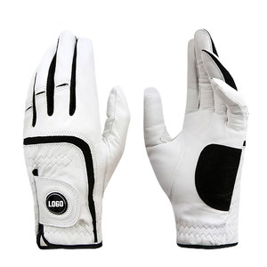 Gants de golf en cuir toutes saisons pour hommes et femmes avec ajustement extensible flexible, paume respirante, grip antidérapant, design écologique - Product Image 5