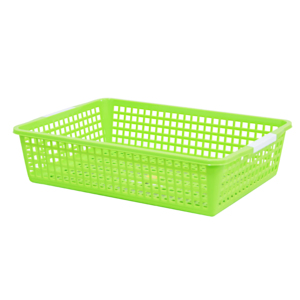 Cesta de almacenamiento de plástico con diseño rectangular moderno de alta calidad, estilo coreano, ligera para uso doméstico y de lavandería - Product Image 2