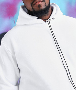 Sweat-shirt à capuche unisexe personnalisé avec logo brodé, imprimé numériquement, 100% coton molletonné, respectueux de l'environnement, pour hommes, fabriqué par le fabricant - Product Image 2
