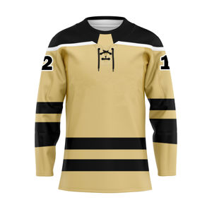 Maillot de hockey sur glace personnalisé sublimé respirant imprimé avec le nom de l'équipe 100% polyester Service OEM - Product Image 5