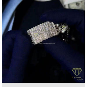 High-End Luxury Bracelet Featuring Emerald Cut Inspired Lab Grown Stones and Fully Flooded Statement Styling - Product Image 6