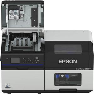 (GN) Expédition rapide Imprimante d'étiquettes couleur industrielle Epson ColorWorks C8000e (M K), panneau de commande LCD, jusqu'à 600, 1200 DPI - Product Image 1