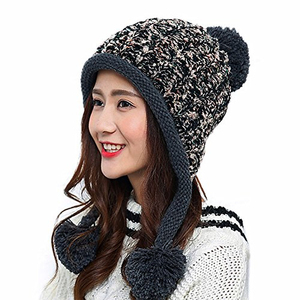 Gorro de punto con bordado de número 8, talla 8, multicolor, novedad, superventas, calidad de exportación, fibra acrílica, orejeras comunes - Product Image 4