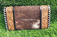 Sabuk dompet kustom wanita mode Barat kulit DD tekstur penuh buatan tangan desain Cowgirl kualitas terbaik dengan ukiran perkakas