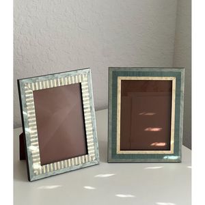 Cadre photo en bois MDF et résine pour la décoration de la maison, pour le salon, la chambre ou le bureau, cadre photo décoratif élégant - Product Image 4