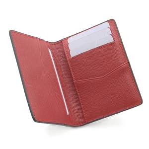Porte-cartes en cuir pour homme, portefeuille fin en cuir véritable, étui minimaliste pour cartes de crédit, organiseur élégant - Product Image 3