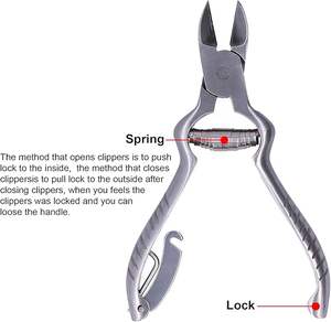 Outils de soin des ongles professionnels modernes et personnalisés pour la coupe des peaux mortes, fournitures pour ongles réutilisables, coupe-ongles à vendre - Product Image 3