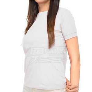 T-shirts décontractés pour femmes, dernier design, été, logo imprimé personnalisé, 100% coton, vente flash - Product Image 3