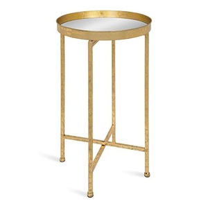 Nouvelle table basse en métal durable avec base unique, décorative et portable pour salons élégants et maisons modernes - Product Image 6