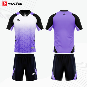 Ensemble de maillots de football personnalisés, séchage rapide, respirant, uniforme d'équipe, logo personnalisé, hommes, femmes, enfants, Wolves JP OEM ODM - Product Image 2