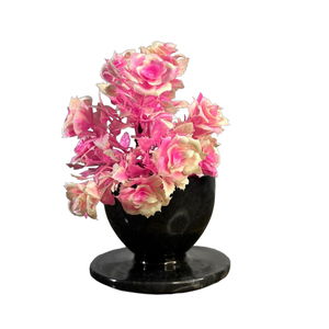 Jarrones de mármol ónix de alta calidad para decoración hecha a mano, jarrón de piedra ónix de estilo moderno, superventas, en grandes cantidades. - Product Image 2