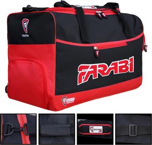 Bolsa de Deporte Farabi MMA al por Mayor, Bolsa de Viaje con Ruedas de Gran Capacidad, Logotipo Personalizado, Material Impermeable, Diseño Duradero - Product Image 2