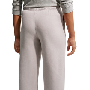 Pantalon de jogging décontracté gris clair pour femme, coupe large, taille élastique, en maille, style streetwear - Product Image 5