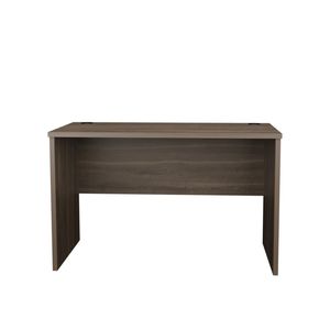 Dark Walnut Minimalist Home Office <b>Computer</b> <b>Desk</b> with Cable Management Feature - Product Image 3