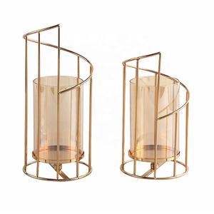 การออกแบบล่าสุดโลหะเรขาคณิตเชิงเทียนตกแต่งเทียน Tea Light เชิงเทียนสําหรับงานแต่งงานวันเกิดตกแต่ง - Product Image 6