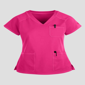Conjuntos de Uniformes Médicos Casuales y Sexys para Mujer, Talla Grande, Color Sólido, Tela Dobby de Poliéster, Uniformes para Enfermeras, Hospitales, Doctores, Salones de Belleza y Tiendas - Product Image 6