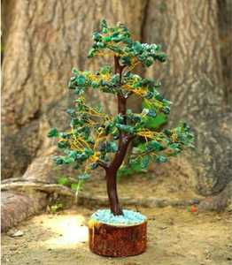 Green Jade Gemstone <b>Tree</b> - Product Image 2