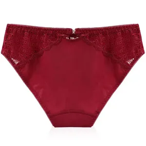<b>Women's</b> Adults Seamless 100% Cotton Low-Rise Solid Knitted Breathable Quick Dry Eco-Friendly Hipster <b>Briefs</b> Comfort Invisible - Product Image 6