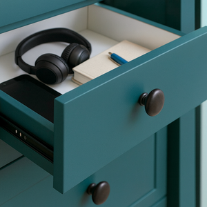 Industrial Grade Minimalist Round Furniture <b>Knob</b> Durable Zinc Alloy Handle in Matte <b>Black</b> for Modern Kitchen Cabinets Drawers - Product Image 5