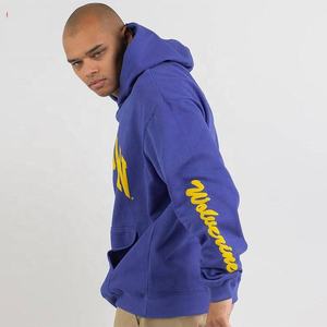 Sweat à capuche unisexe 100% coton doux, coupe-vent, en polaire, imprimé sur mesure avec logo personnalisé et impression en relief pour hommes et femmes - Product Image 4