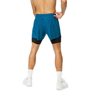 Shorts de course décontractés 2-en-1 en toile respirante pour hommes, idéaux pour la gym, l'été, le basketball et l'entraînement – Vente en gros - Product Image 4