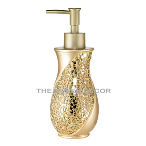 ที่จ่ายสบู่เหลวแบบมีลายตอก  วัสดุสแตนเลสสตีลสีเงินเงา รูปทรงกลม ใช้ในครัว - Product Image 5