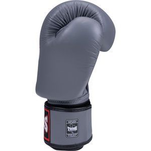 Twins Muay Thai Gray Boxing <b>Gloves</b> And Shin Guards Real Leather Hook Loop Closure Adjustable Wrist Strap Martial Arts Gear - Product Image 6