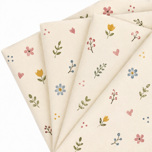 Organic Combed Woven Breathable Lightweight Kids Fruits Printed Poplin Cotton <b>Fabric</b> for Lining Shirts Dresses Home Textile - Product Image 4