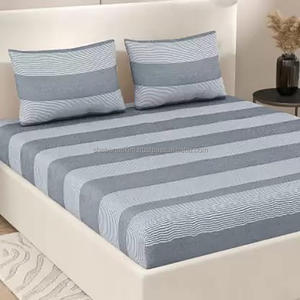 Indian Handwoven Eco-Friendly Fouta Bedsheets Recycled Cotton King and Queen Sizes with Pillow - Product Image 2