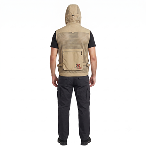 เสื้อแจ็คเก็ตกันลมมีฮู้ดลำลองสำหรับผู้ชาย-โพลีเอสเตอร์ 100% ระบายอากาศได้ดี คอตั้ง สีพื้น ไซส์ 3XL Hashbloom International OEM - Product Image 2
