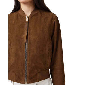 Blouson en daim pour femme Orten - Product Image 2