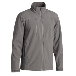 Nouvelle veste softshell légère et respirante pour homme, style classique, col montant, coupe-vent, motif uni, vente chaude - Product Image 1