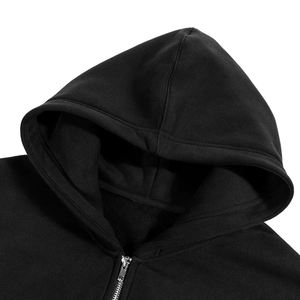 Sudadera con capucha y cremallera personalizada con logo, de felpa francesa gruesa, oversize, 400 500 600 g/m², estilo cropped y boxy, para hombre y mujer - Product Image 6