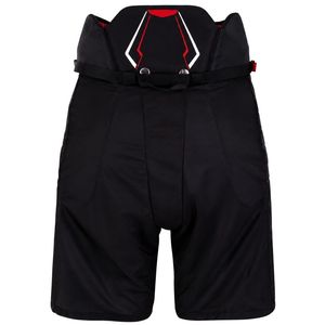 Shorts de hockey sur glace rembourrés noirs pour hommes, pantalon de protection en polyester avec ceinture, équipement d'entraînement sportif - Product Image 2