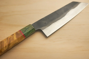 LEGACY BLADES Hand Forged Carbon Steel Chef <b>Knife</b> Wood Handle Modern High-Polish Finish 6-7.9in Blade Ambidextrous <b>Kitchen</b> <b>Knife</b> - Product Image 3