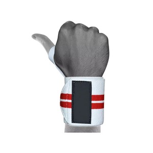 Bandes de poignet pour musculation et haltérophilie, antidérapantes, avec fermeture auto-agrippante, ajustables, en polyester élastique doux et respirant - Product Image 5
