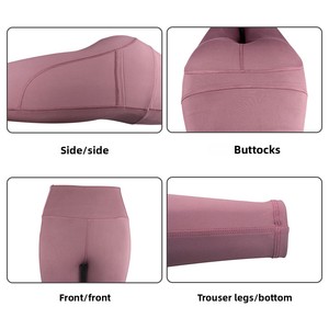 Legging de sport moulant taille haute pour femme, effet seconde peau, brossé, style Lulu, avec poches, très élastique, effet push-up, pour yoga et fitness 2026 - Product Image 5