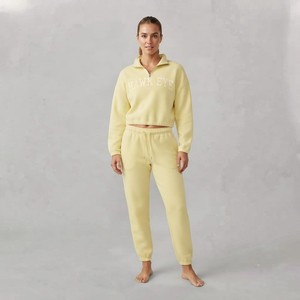 HAWK EYE SPORTS Automne/Hiver – Sweat à capuche ras du cou en molleton 100 % coton pour femme, style streetwear, couleur unie, épaules tombantes, respirant, anti-rétrécissement - Product Image 5