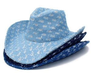 Chapeau de cowboy Western Travel, style export américain, en soie/coton/nylon, décontracté d'été, respirant, écologique, avec coupe moderne - Product Image 6