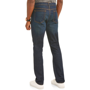 Jeans anchos de algodón vintage con logo personalizado, estilo streetwear, para hombre, en negro, azul y lavado. - Product Image 5
