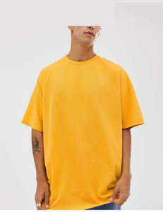 100% cotton T-shirt for men loose fit printed Men's t Shirt Oversized Drop Shoulder Boxy Blank Organic Cotton T-shirt OEM - Product Image 5