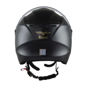 Casco ROYCE hecho en Vietnam, casco abierto de cara abierta de diseño retro moderno con visera para cierre de liberación rápida para motocicleta - Product Image 5