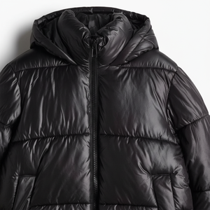 Manteau d'hiver à col montant uni en duvet, veste matelassée en coton, veste épaisse et chaude pour homme - Product Image 3