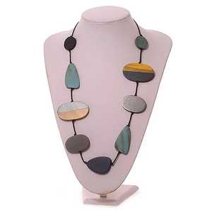 Collier Pendentif en Bois de Designer MN Exports, Bijou Écologique Fait Main, Style Bohème Élégant, Cadeau de Mariage Chrétien Géométrique - Product Image 2