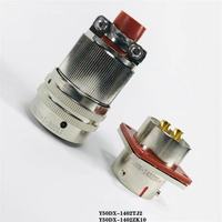 Connecteur de prise à 2 broches Y50DX-1402ZK10, connecteur circulaire à baïonnette pour l'aviation, norme GJB